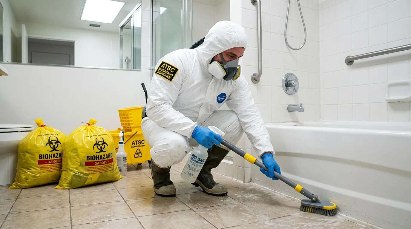 Decontamination equipment deployed for Blood Cleanup in Oakland